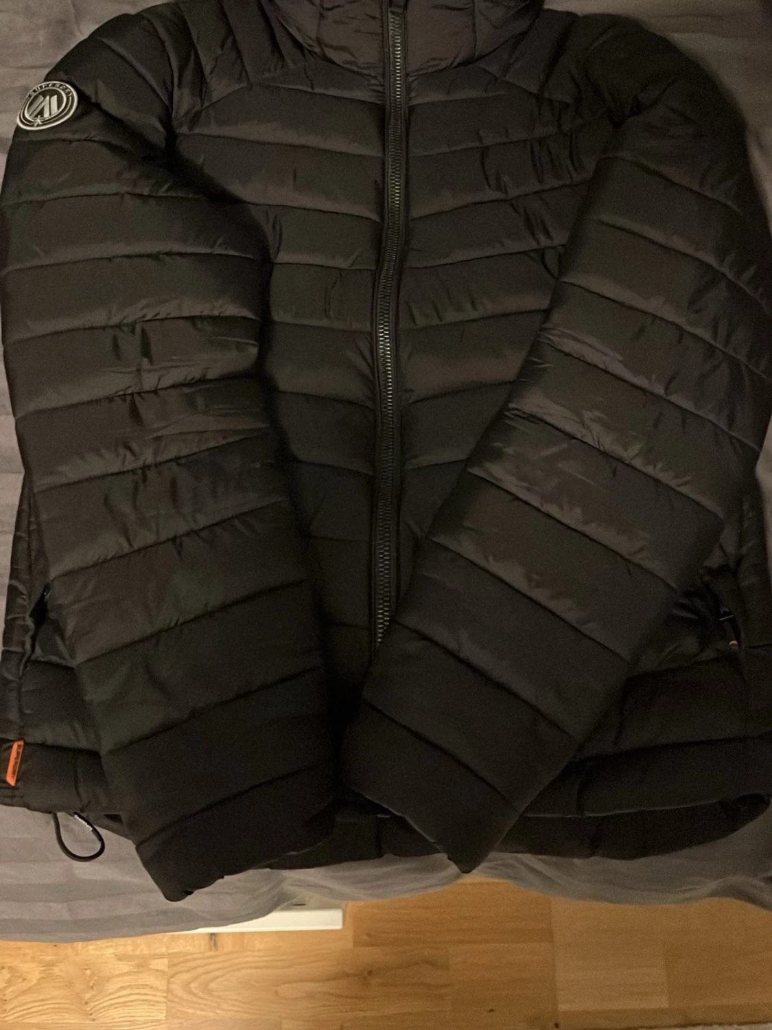 Svart pufferjacka Superdry Fuji - 4