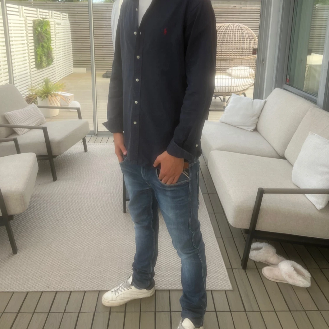 Mörkblå skjorta från Ralph Lauren - 2