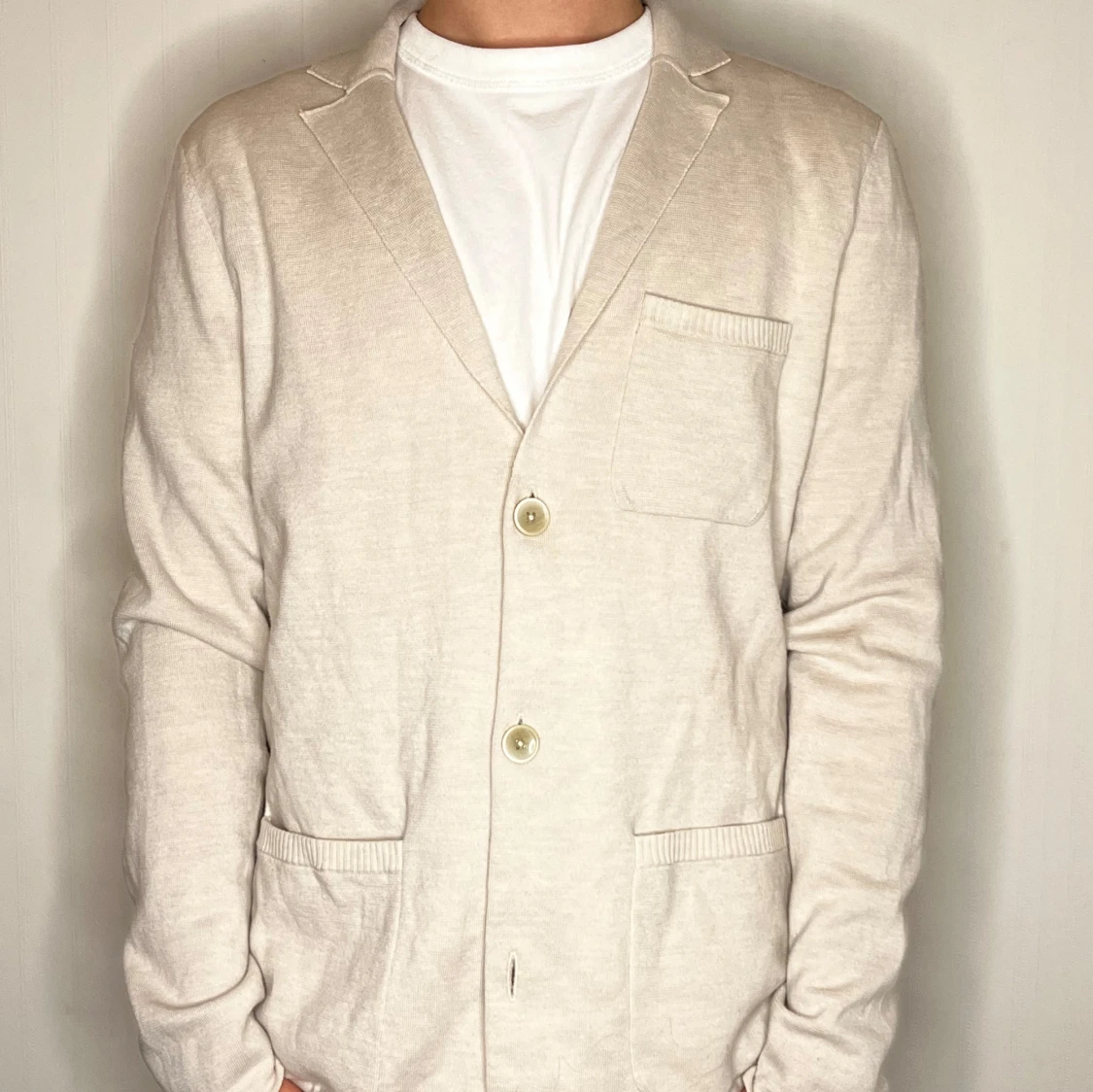 Morris stickad kavaj