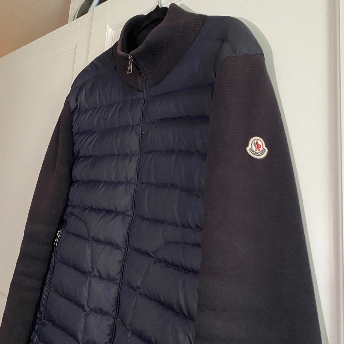 Mörkblå Moncler cardigan