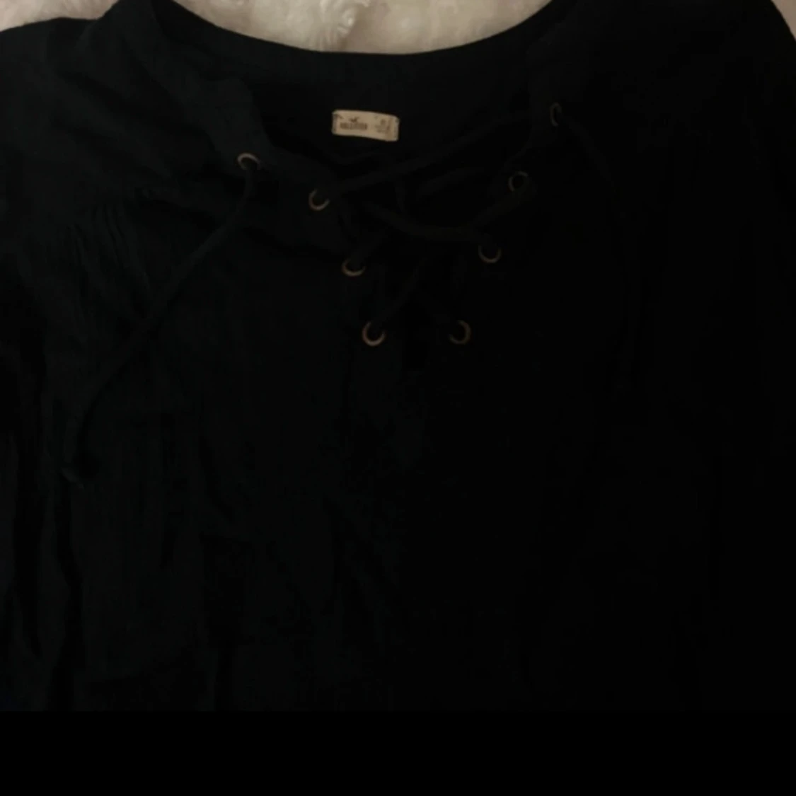 Svart långärmad tröja Hollister XS - 1