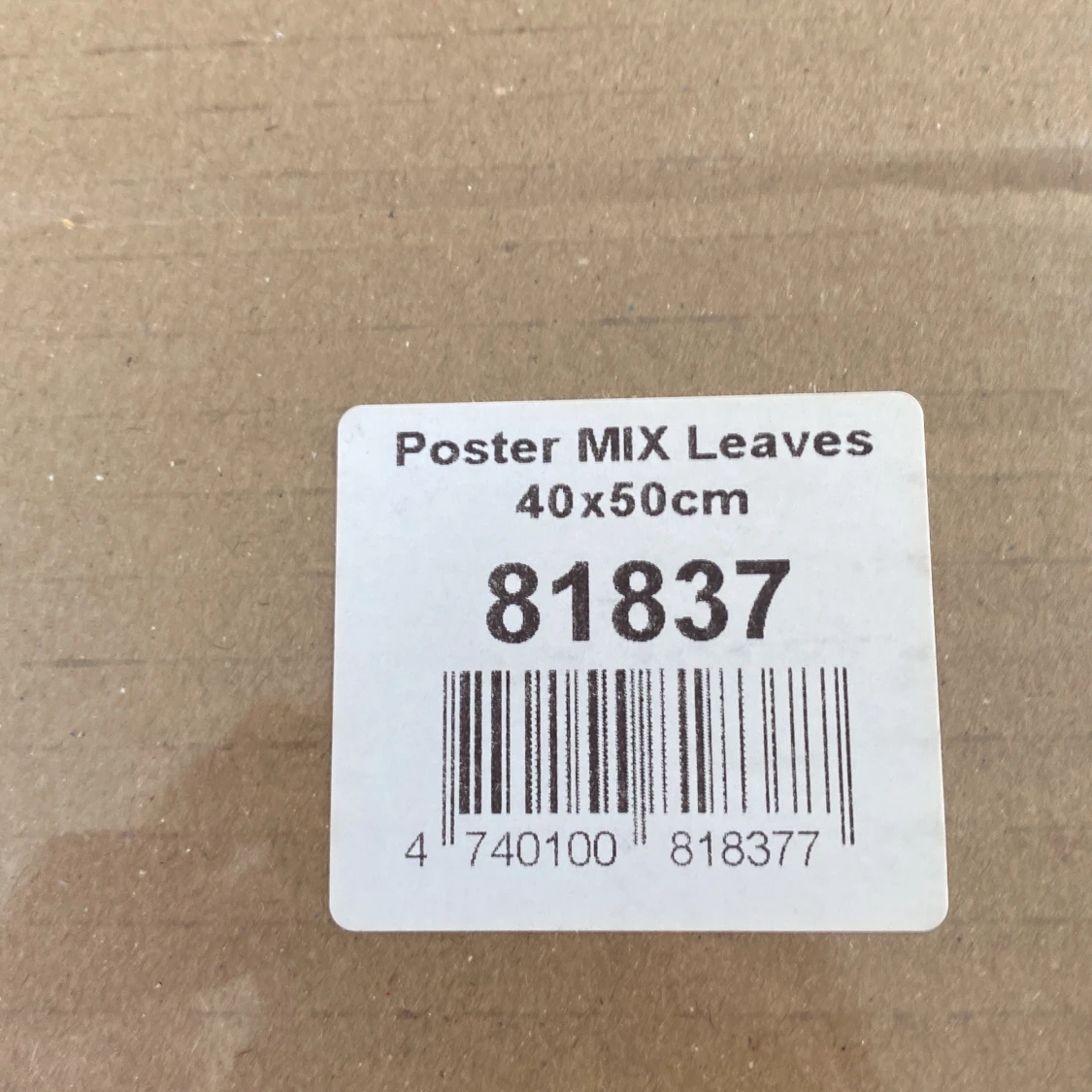 Poster i kartong, - 3