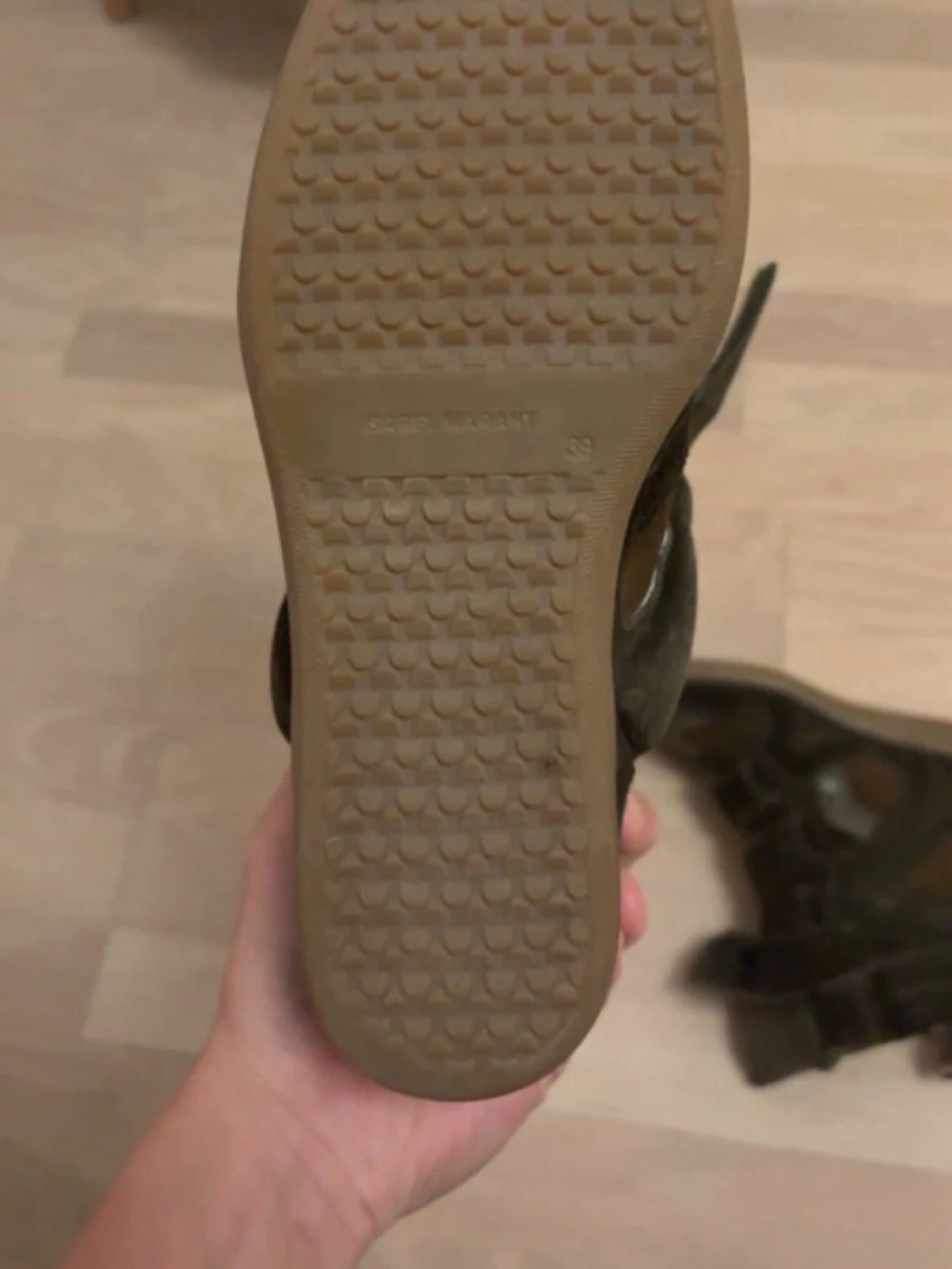 Isabel Marant wedge sneakers mocka - 1