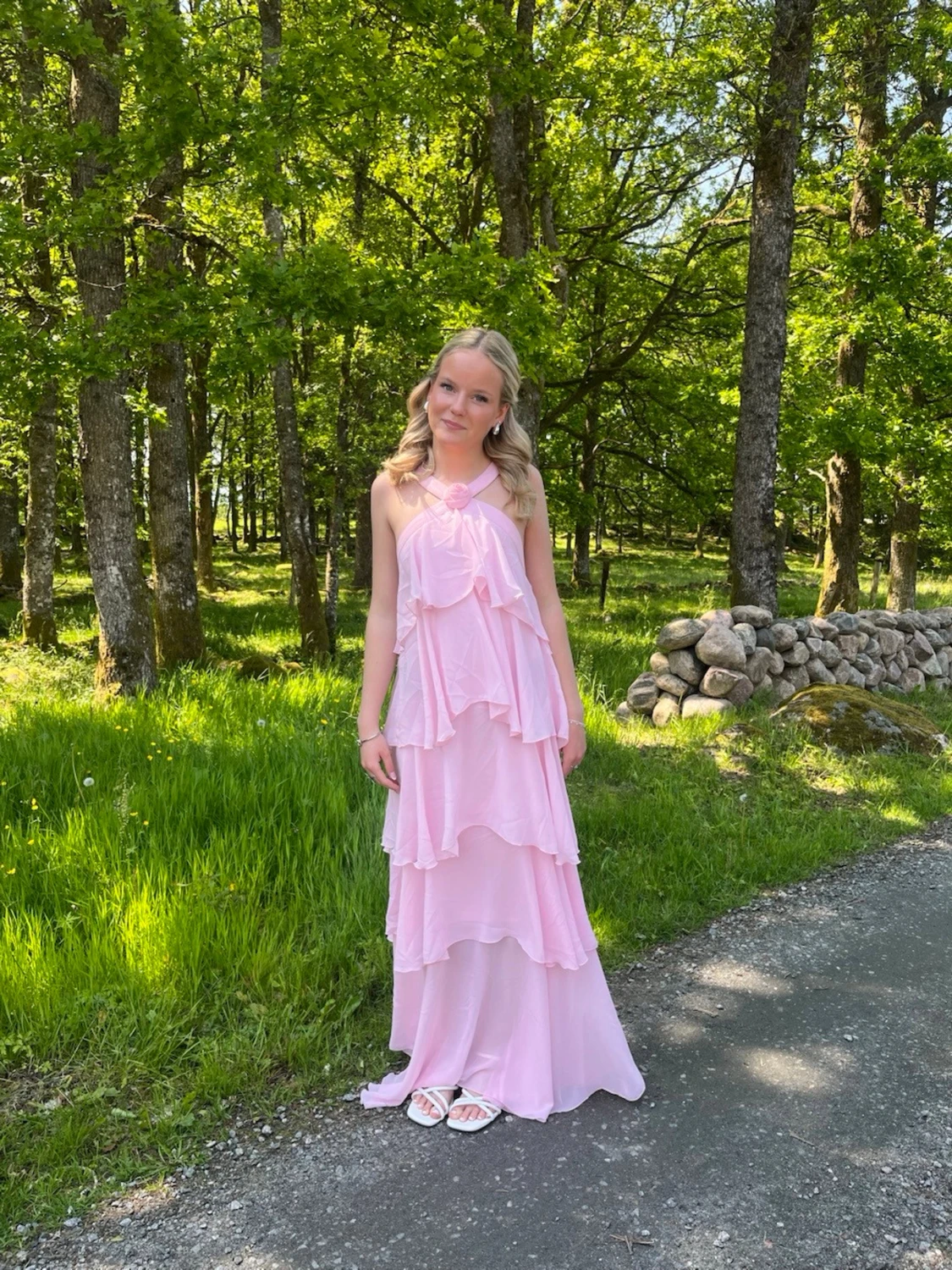 Rosa balklänning från Vero Moda