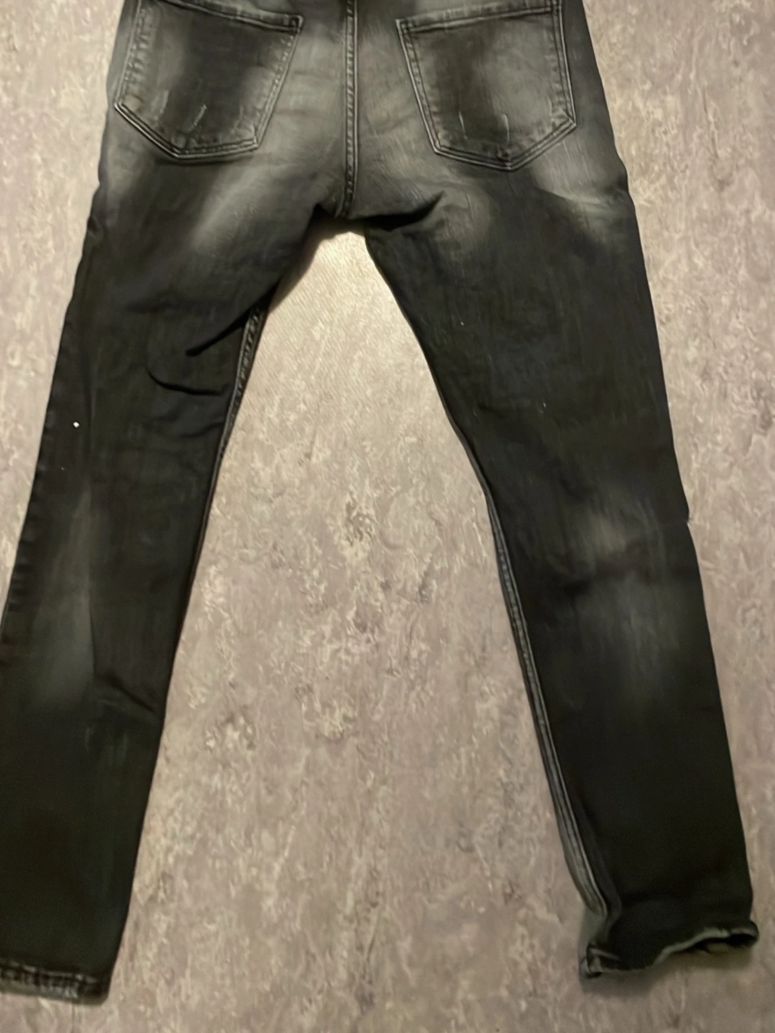 Grå/Svarta Jeans - 2