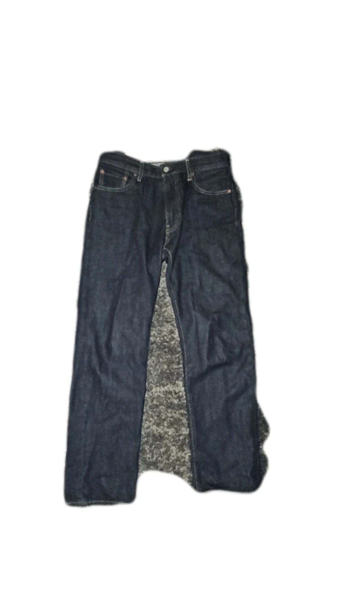 Levi's 555 mörkblå jeans straight fit - 1