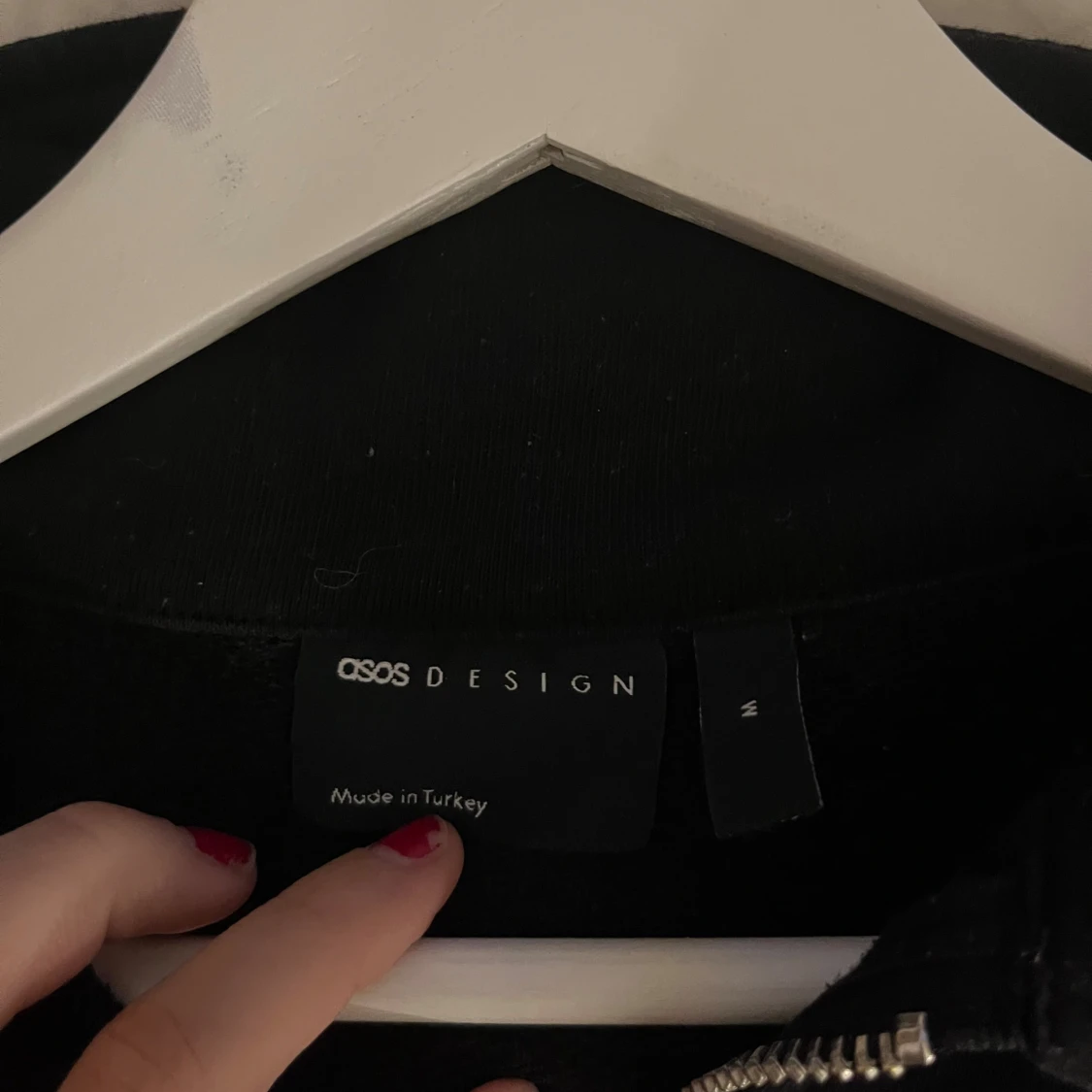 Svart half zip tröja från ASOS Design - 3