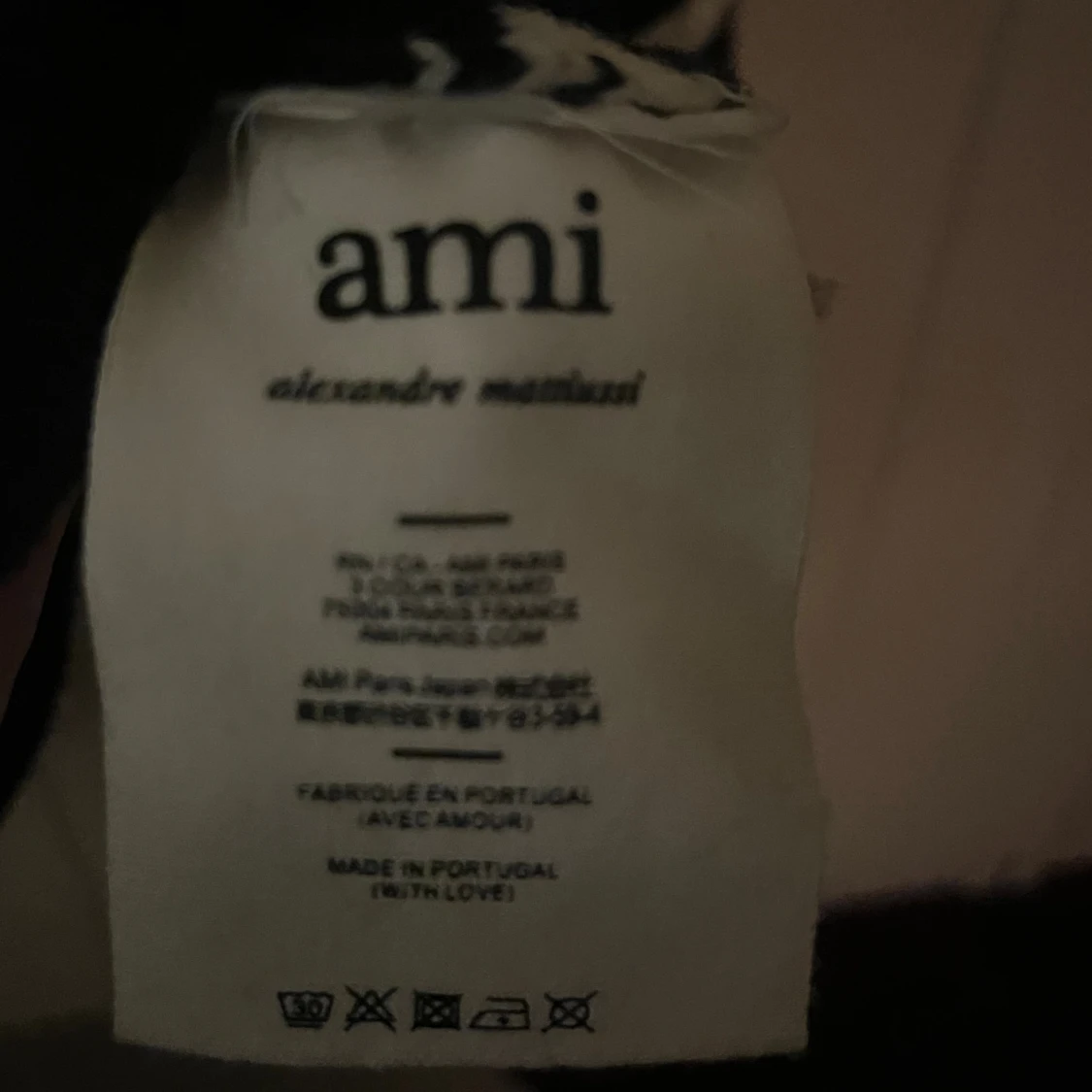 Mörkblå och vit randig tröja från Ami - 2