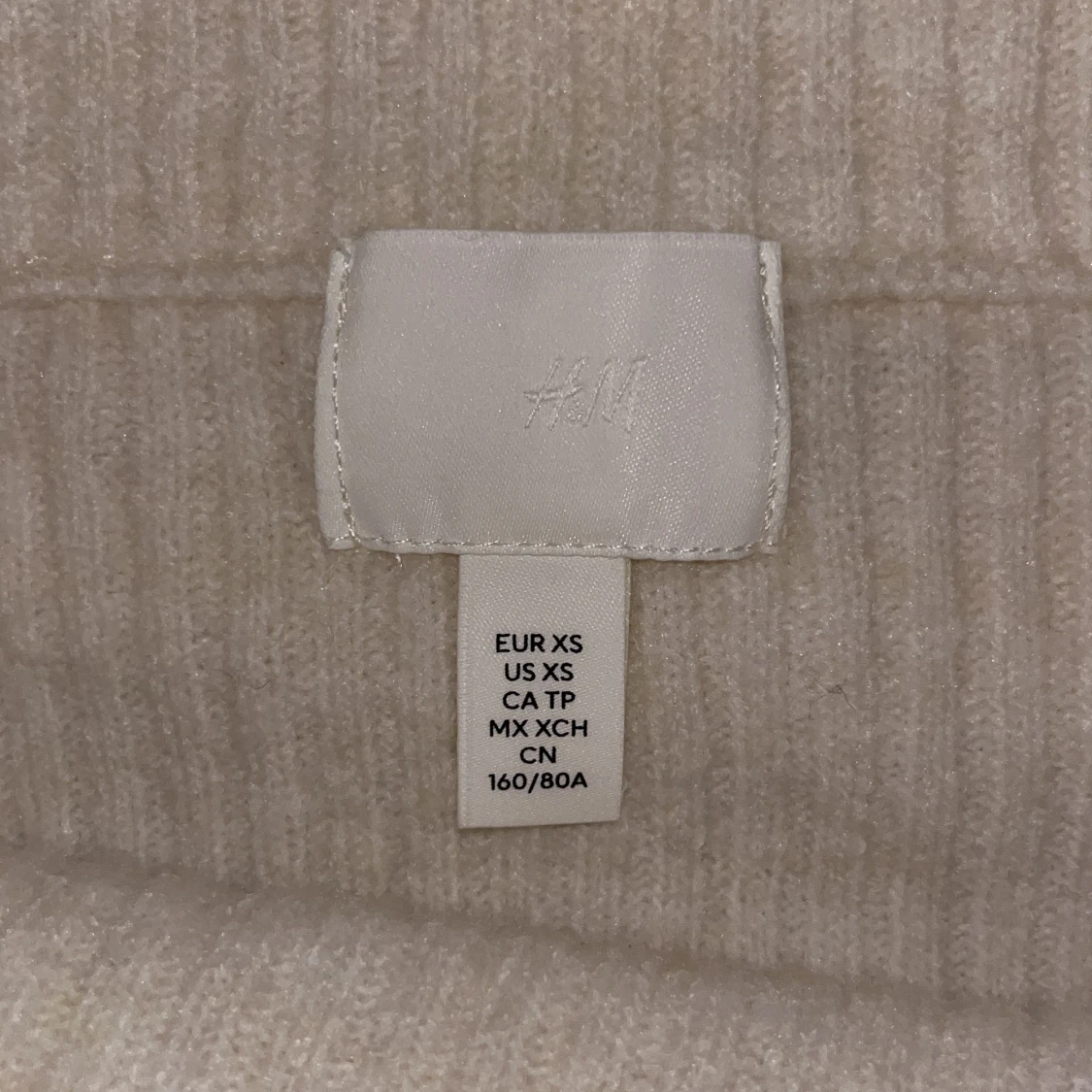 Offshoulder ribbad tröja från H&M - 1