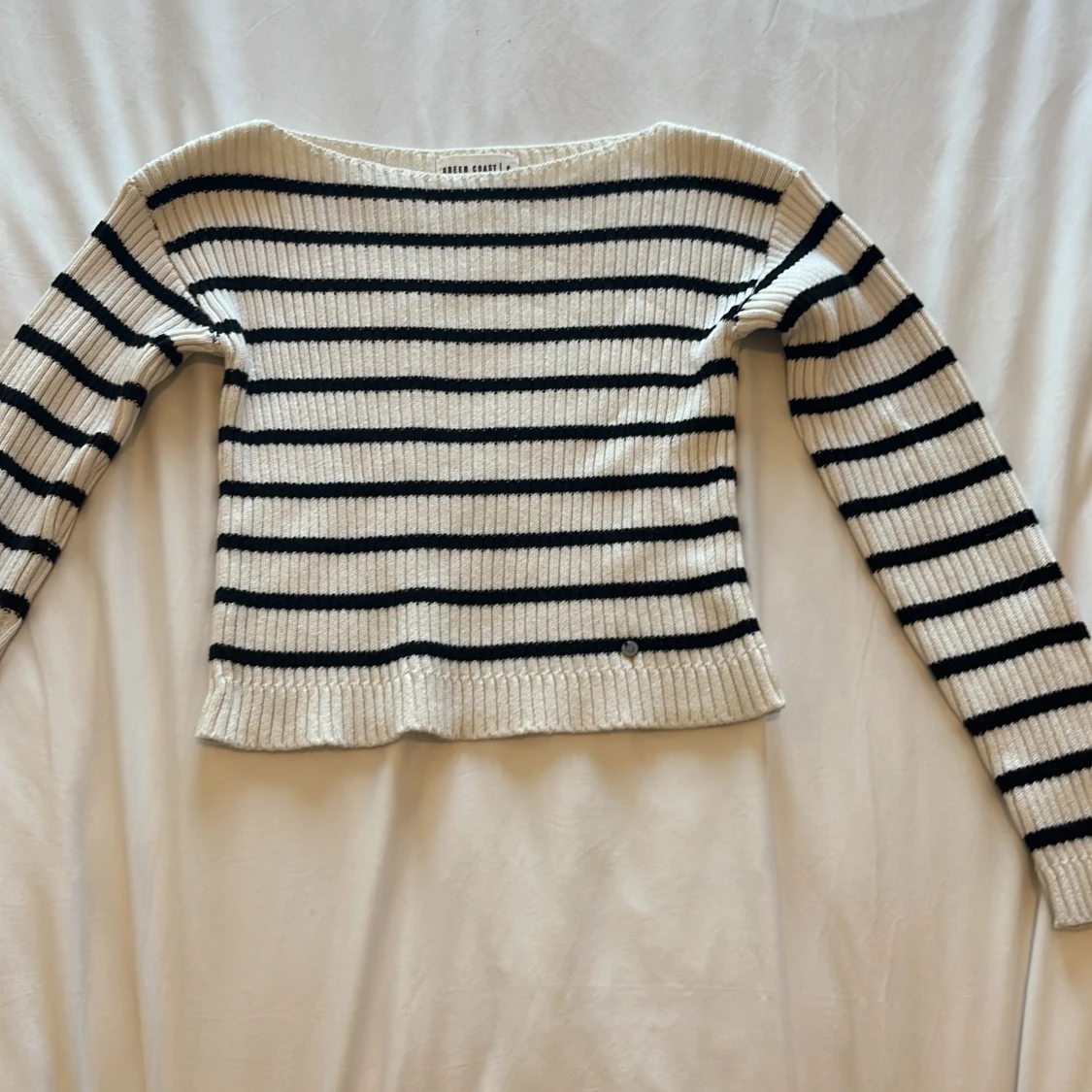 Randig stickad tröja från Green Coast