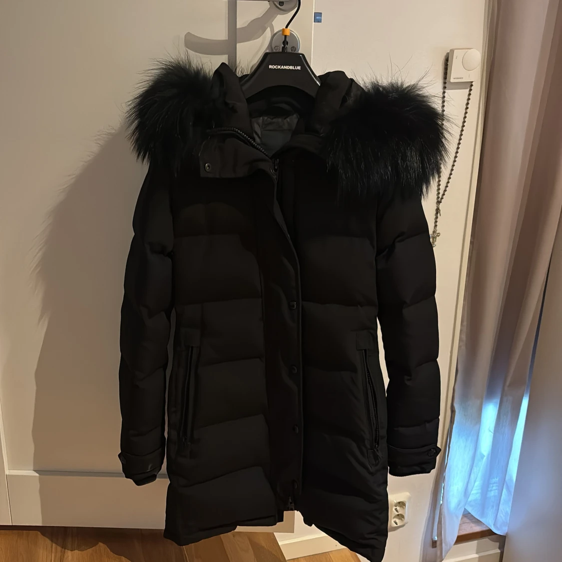 Dunjacka Rockandblue med äkta päls