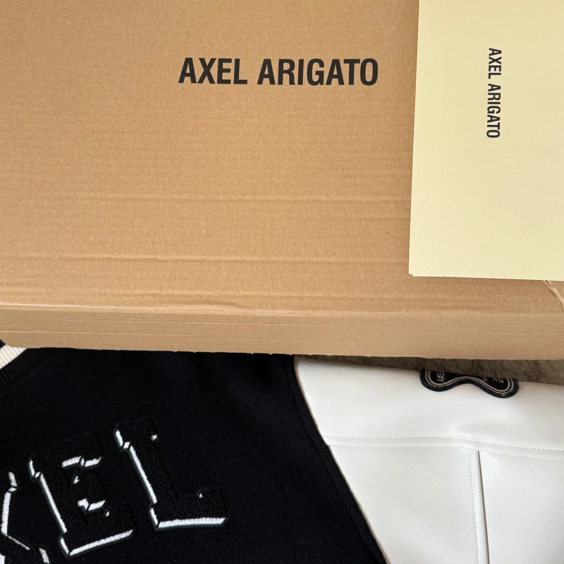 Illusion Varsity Jacket Black Axel Arigato - 4