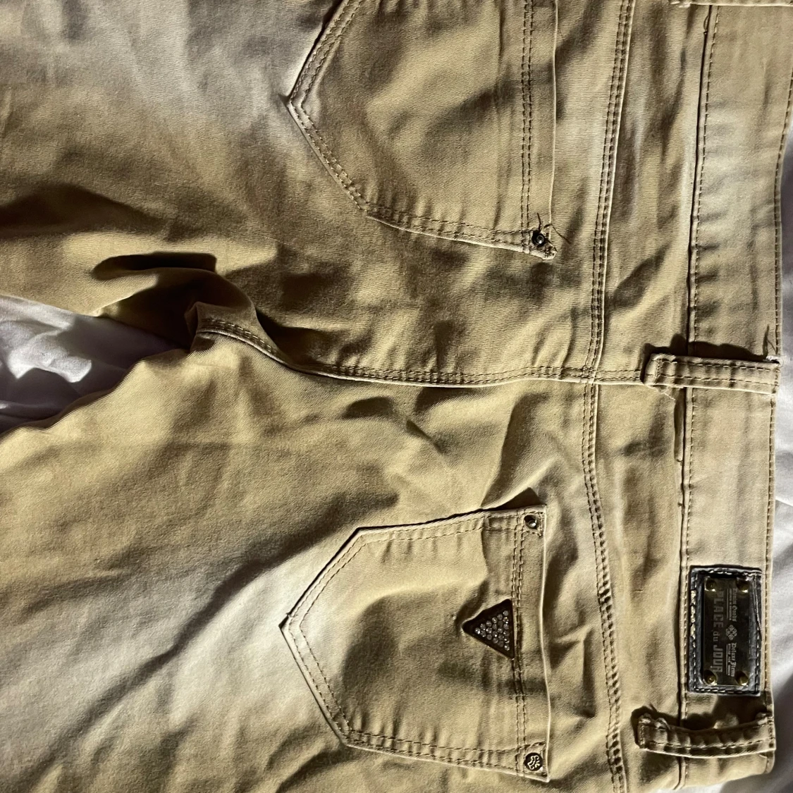 Beige skinny jeans - 1