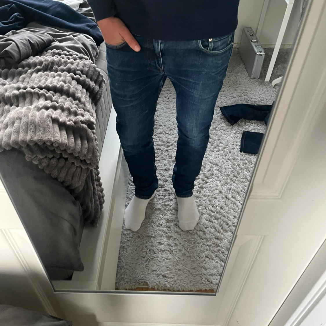 Mörkblå jeans från Acne Studios - 2