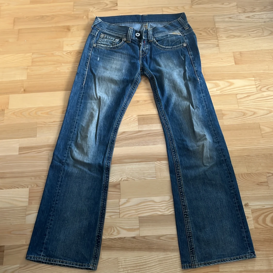 Blå bootcut jeans från Replay W28 L34 - 1