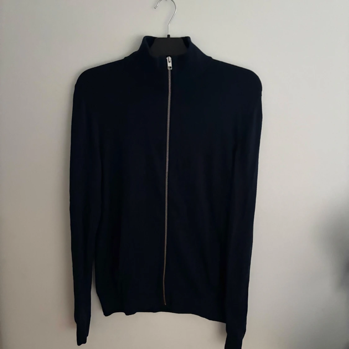 Mörkblå hel zip - 1