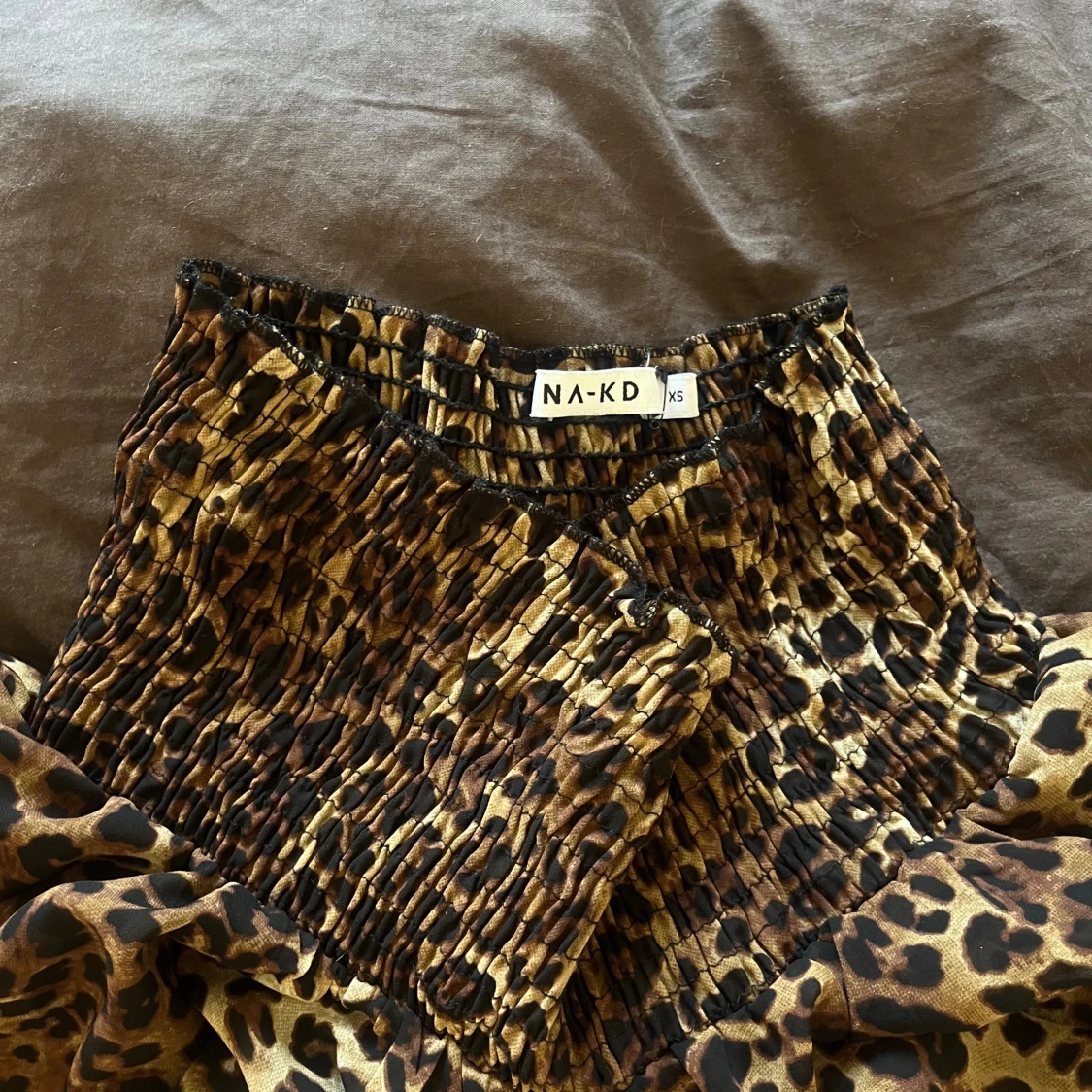 Leopardmönstrad topp/kjol NA-KD - 2