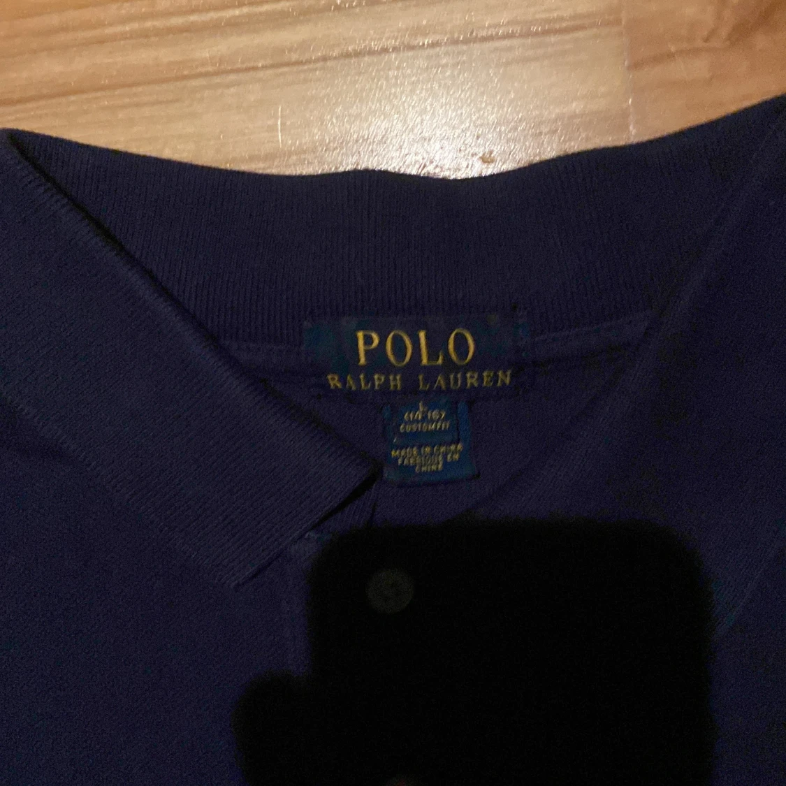 Mörkblå långärmad piké från Ralph Lauren - 2
