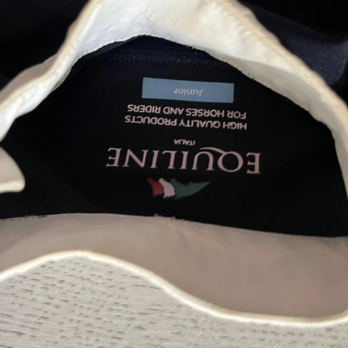 Blå ridt-shirt från Equiline Junior - 2