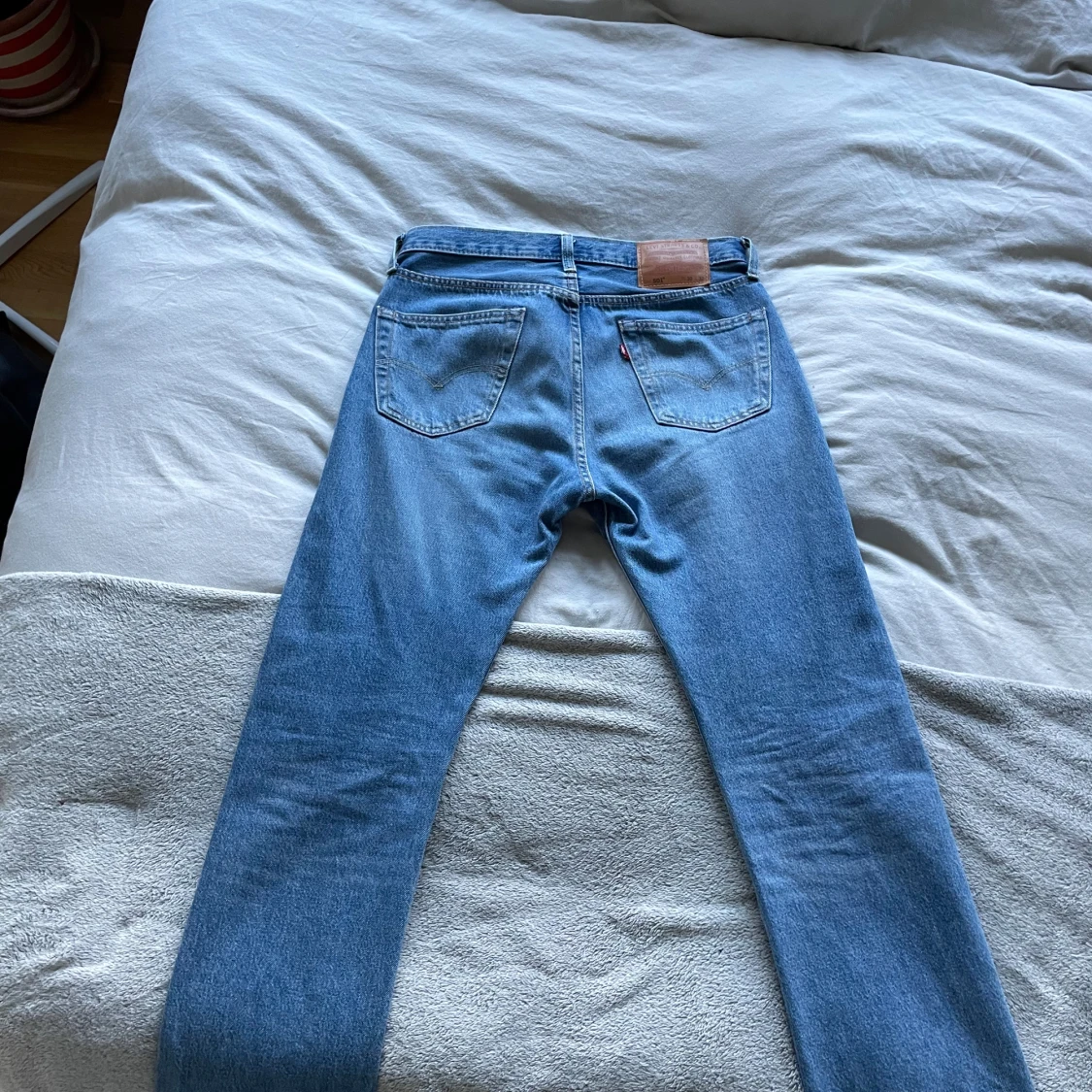 Levi's 501 ljusblå jeans straight fit - 1