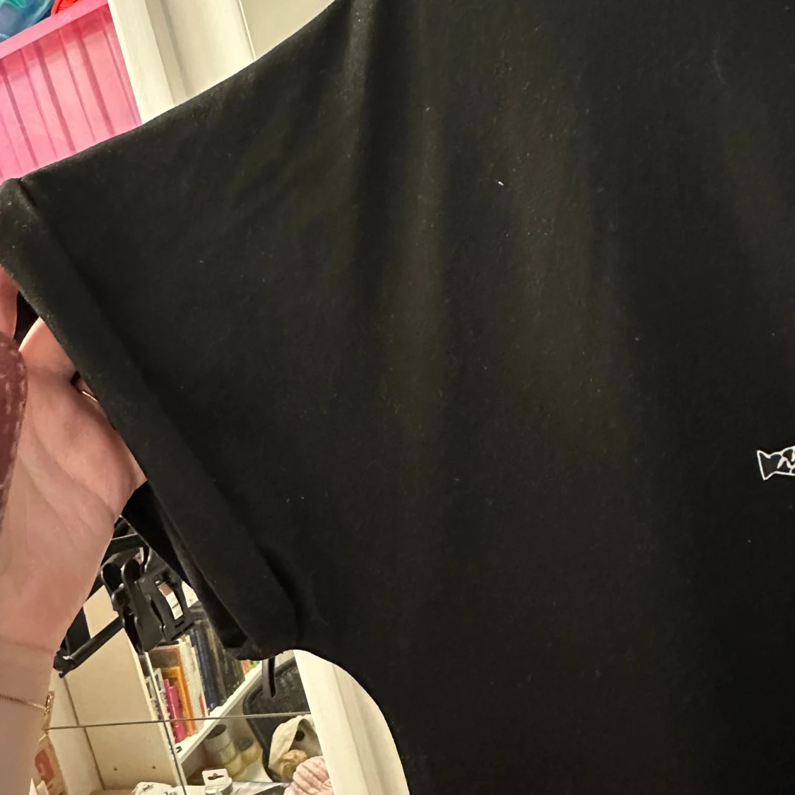 Svart t-shirtklänning med nalle från SHEIN strl: L - 2