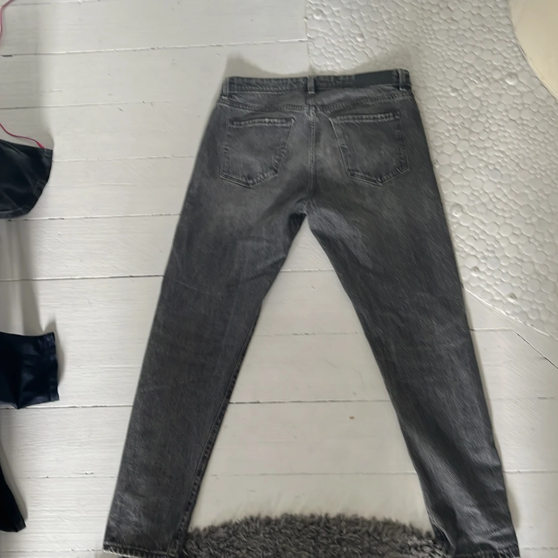 Selected home jeans grås