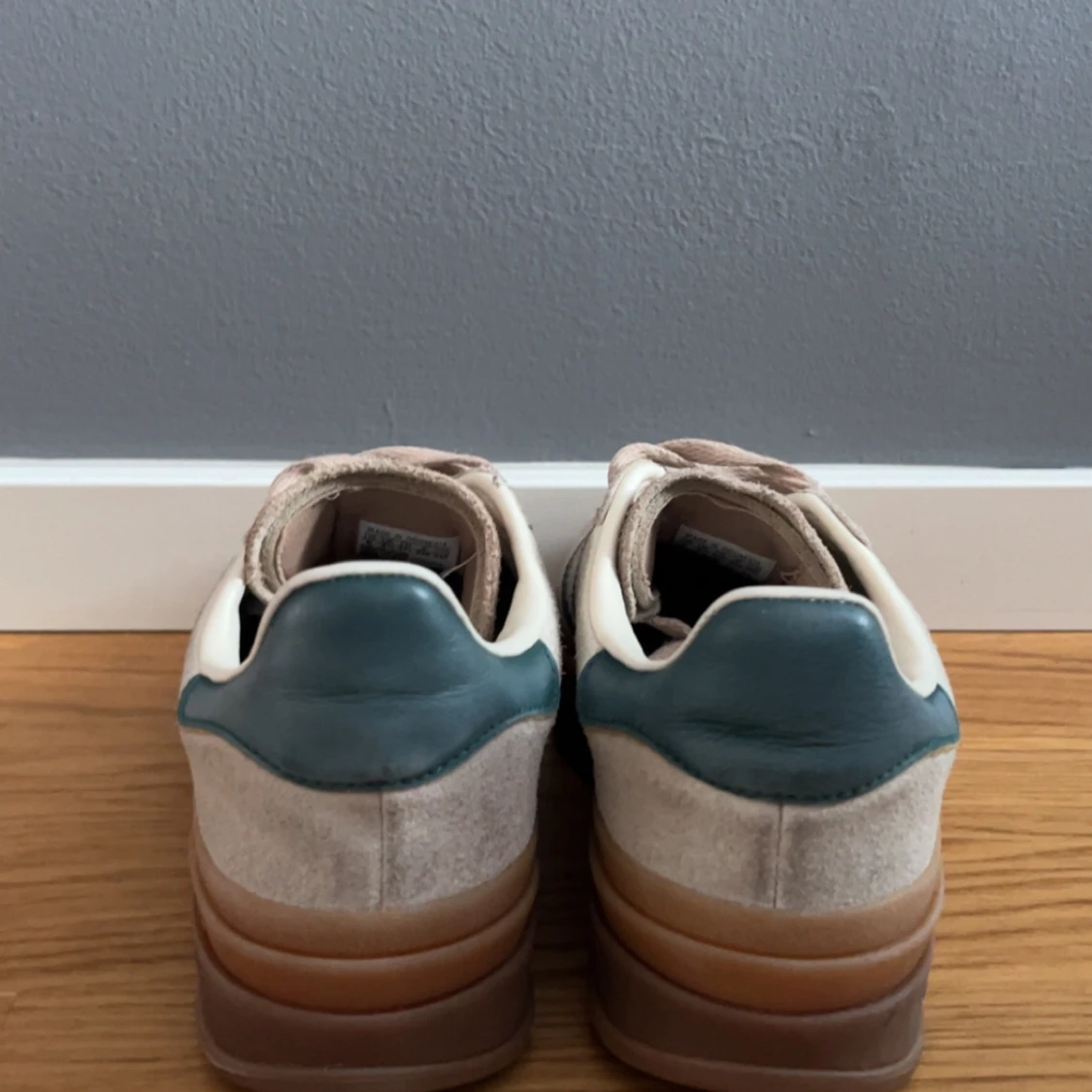 Adidas Gazelle sneakers beige/blå - 2