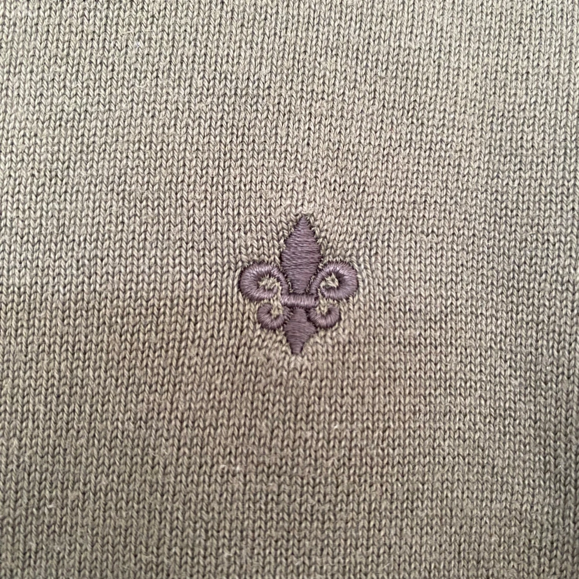 Olivgrön half zip tröja Morris - 3