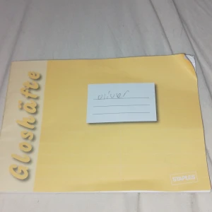 Glosbok med spanska glosor - Glosbok med spanska glosor