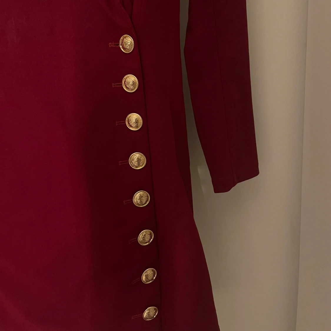 Vinröd kavajklänning  - 1