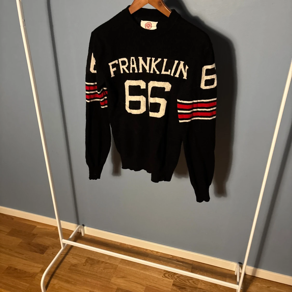 Franklin & Marshall svart stickad tröja