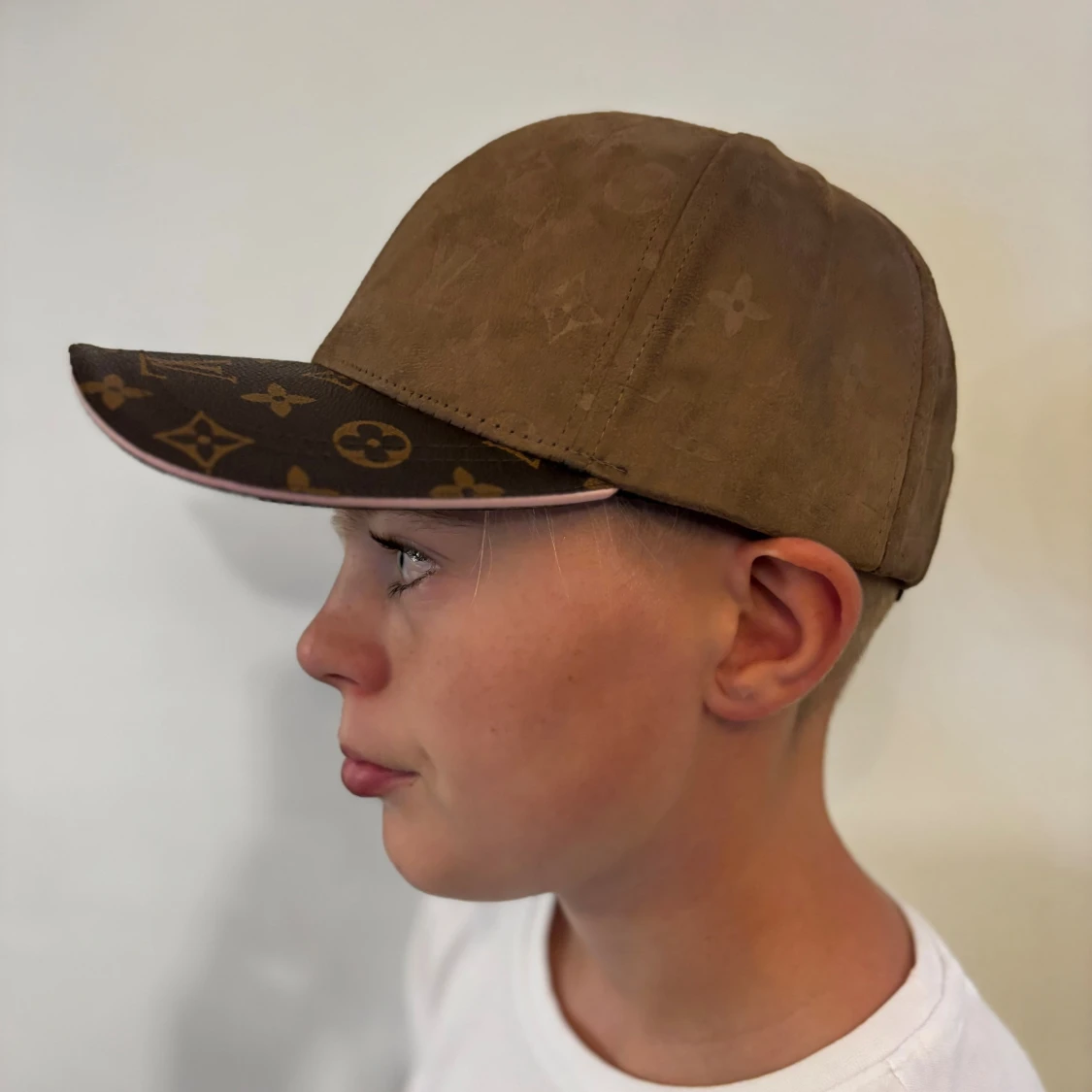 Keps i mocka och skinn - 2