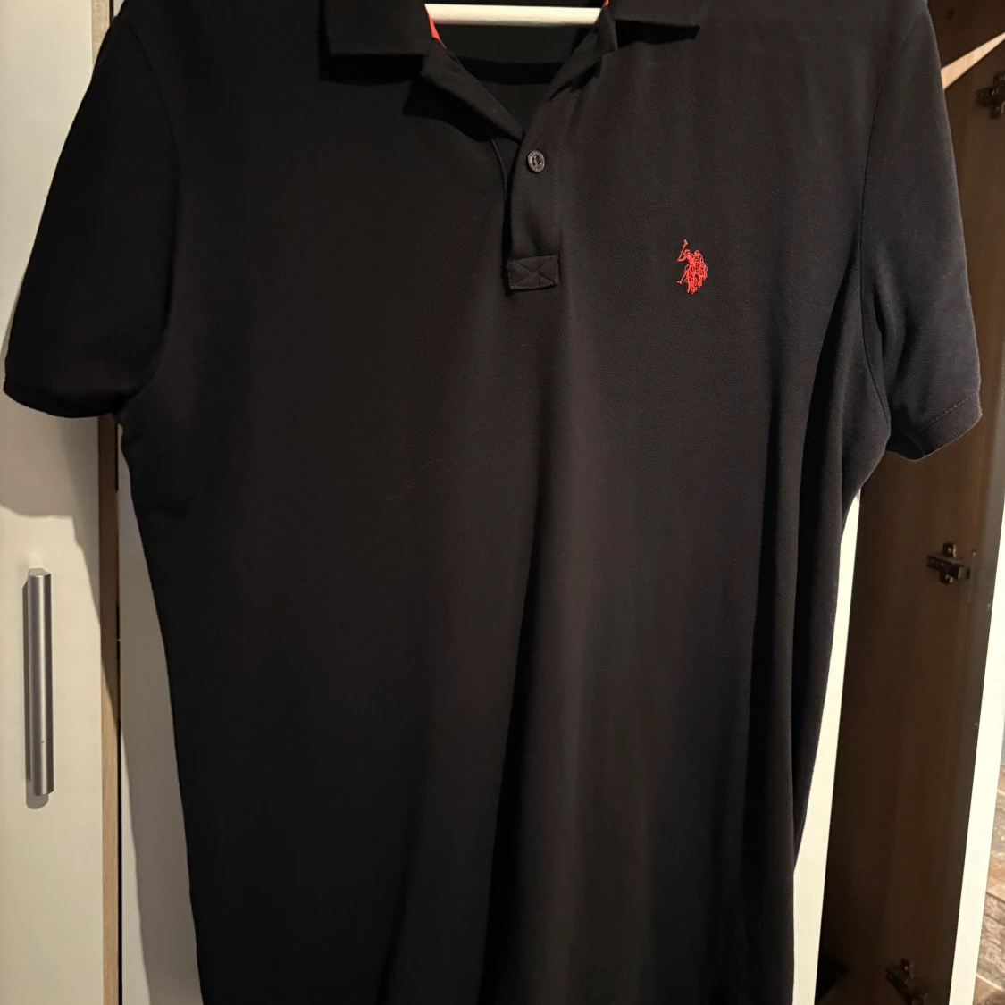 Svart pikétröja från Ralph Lauren