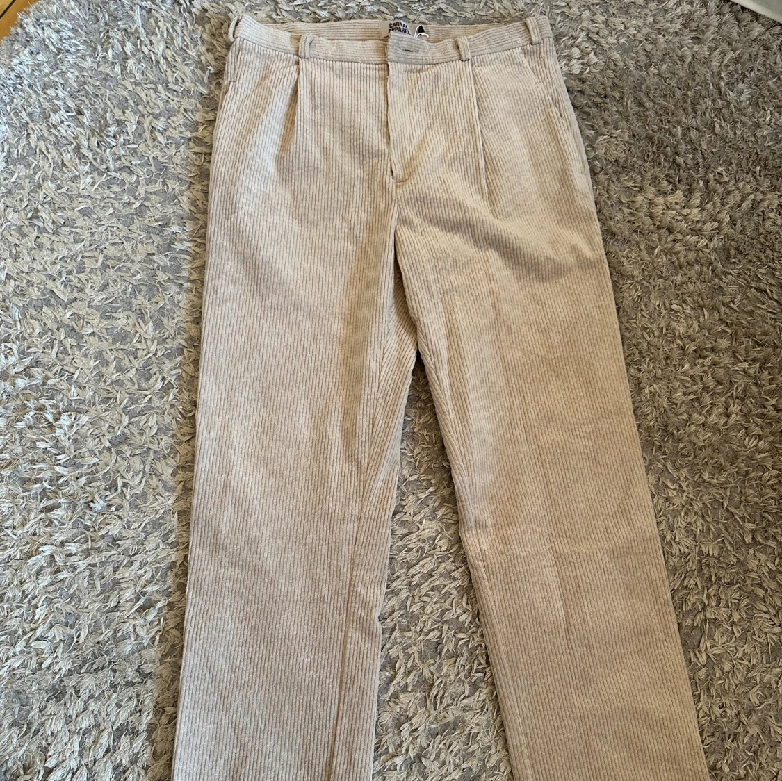 Beiga manchesterbyxor Carnal Apparel - 1