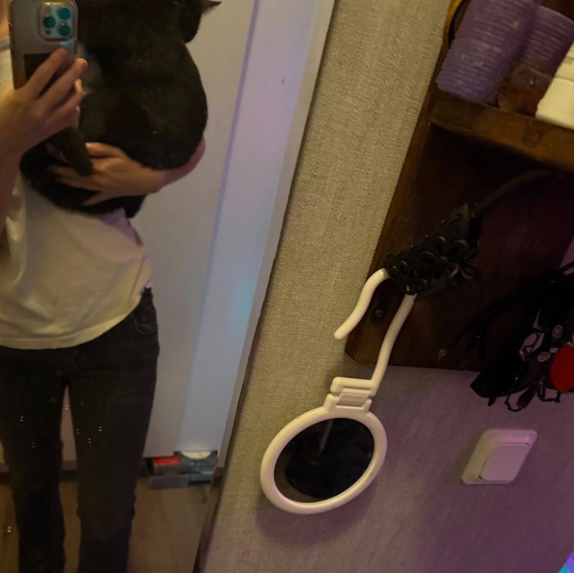 Lågmidjade bootcut jeans  - 3