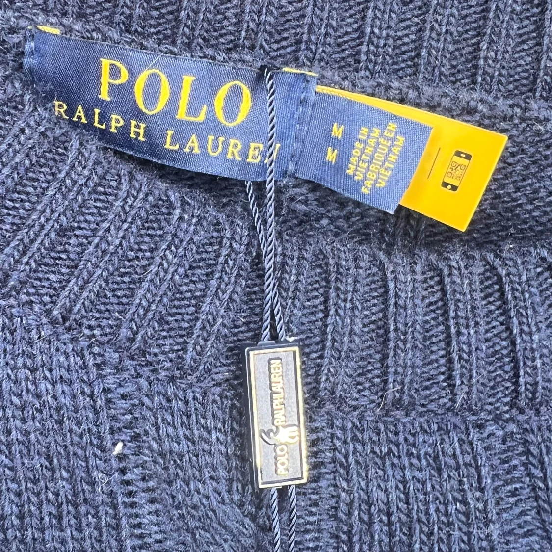 Mörkblå stickad tröja Polo Ralph Lauren - 2