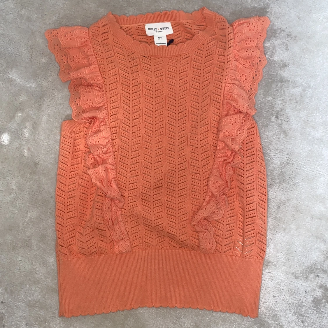 Korallfärgad ärmlös topp Holly & Whyte