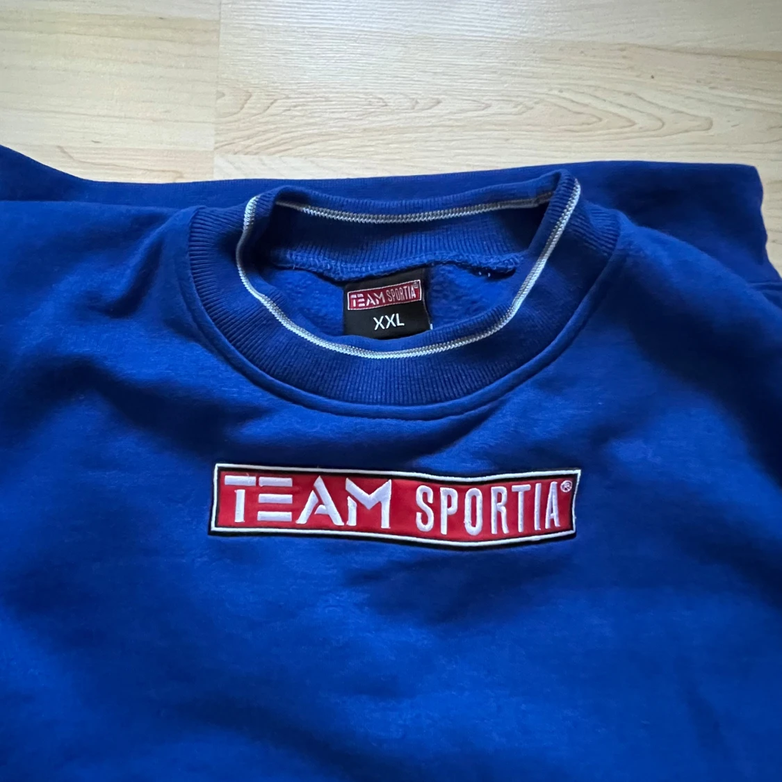 Blå sweatshirt Team Sportia XXL - 3