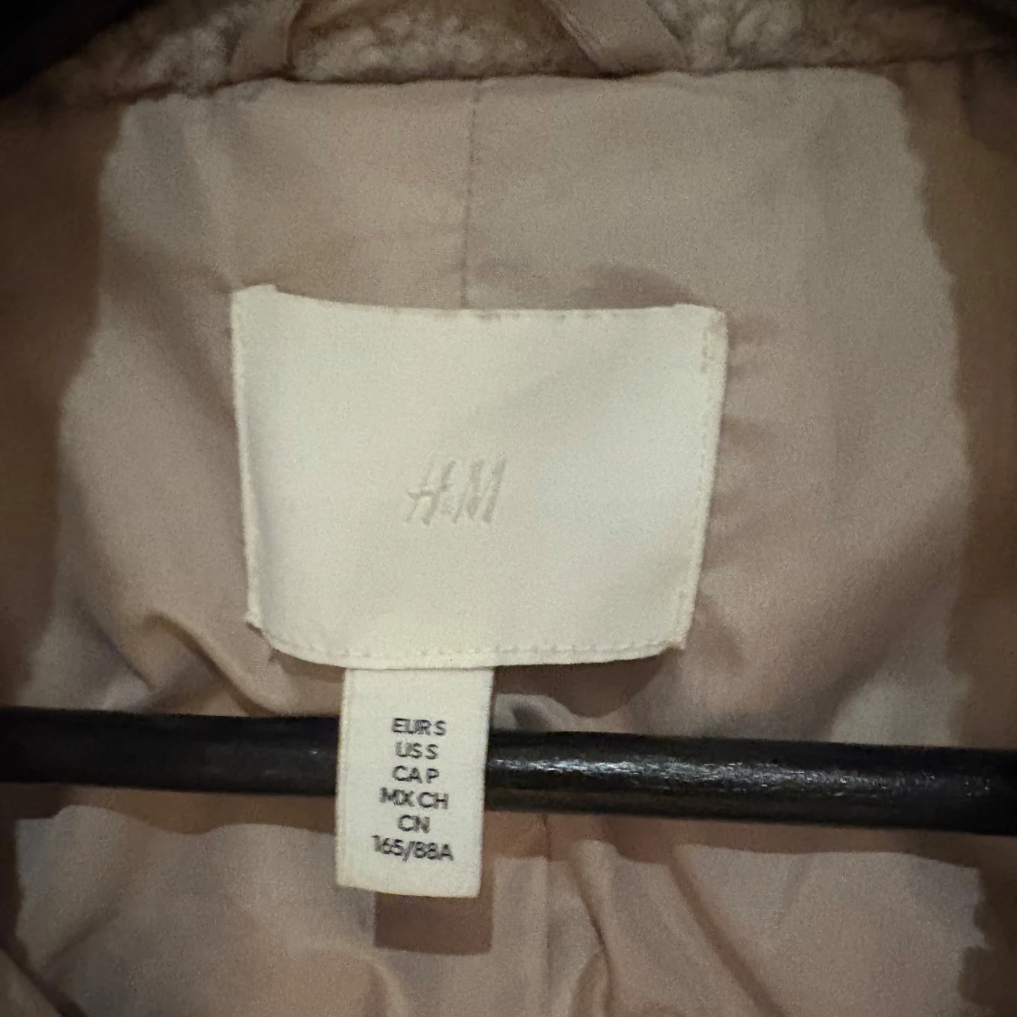 Beige teddyjacka från H&M - 1