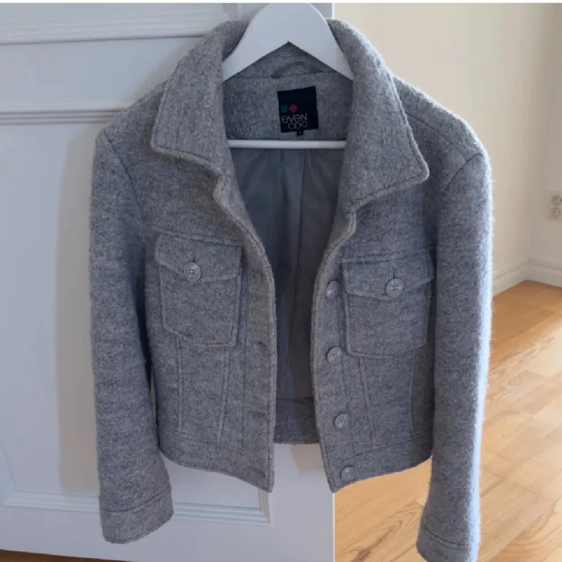 Grå ulljacka från Even&Odd, S - 2
