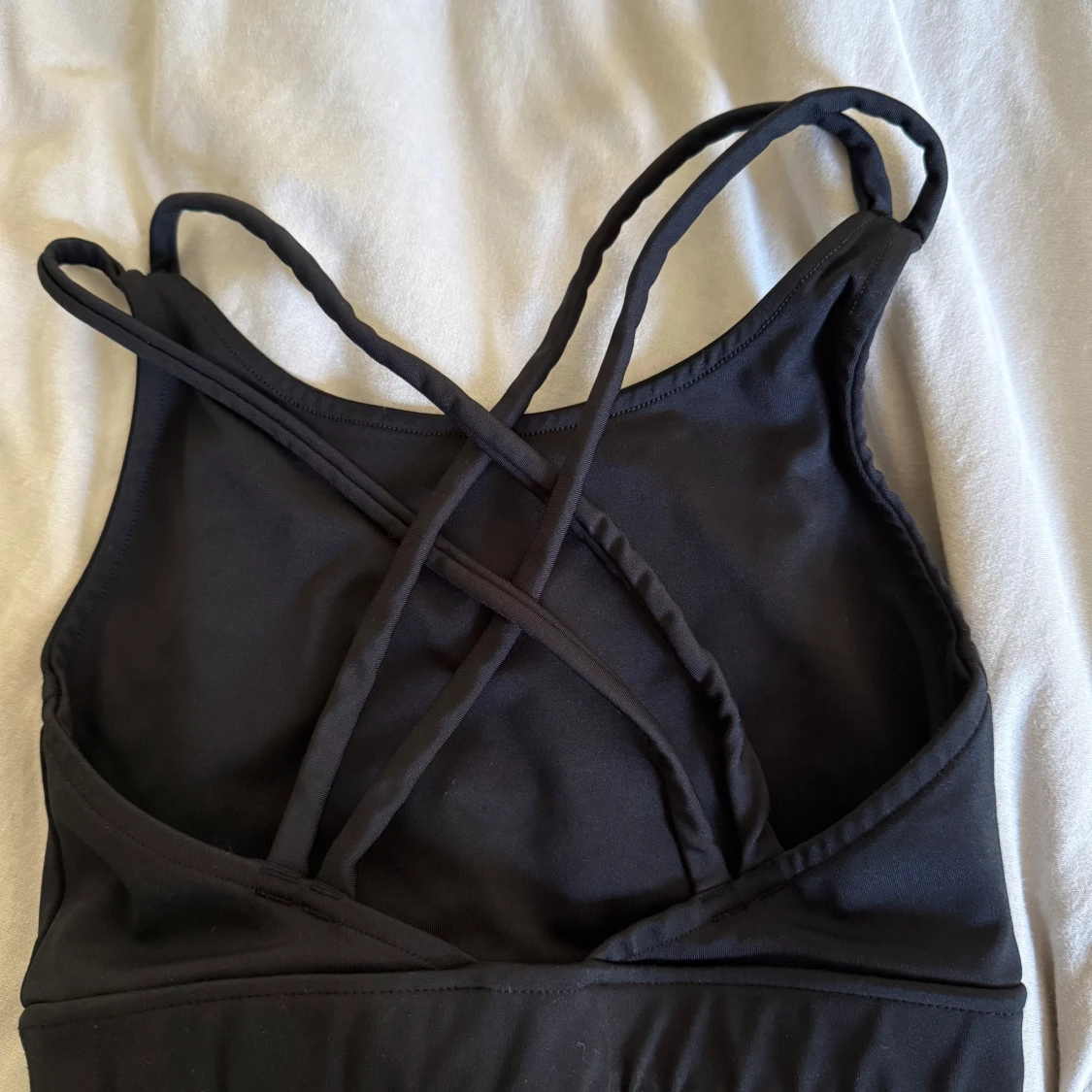 Svart sportig linnetopp från 157 - 1