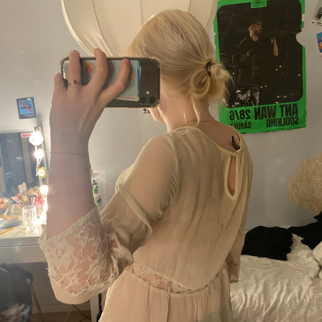 Beige spetsblus från H&M Divided - 2