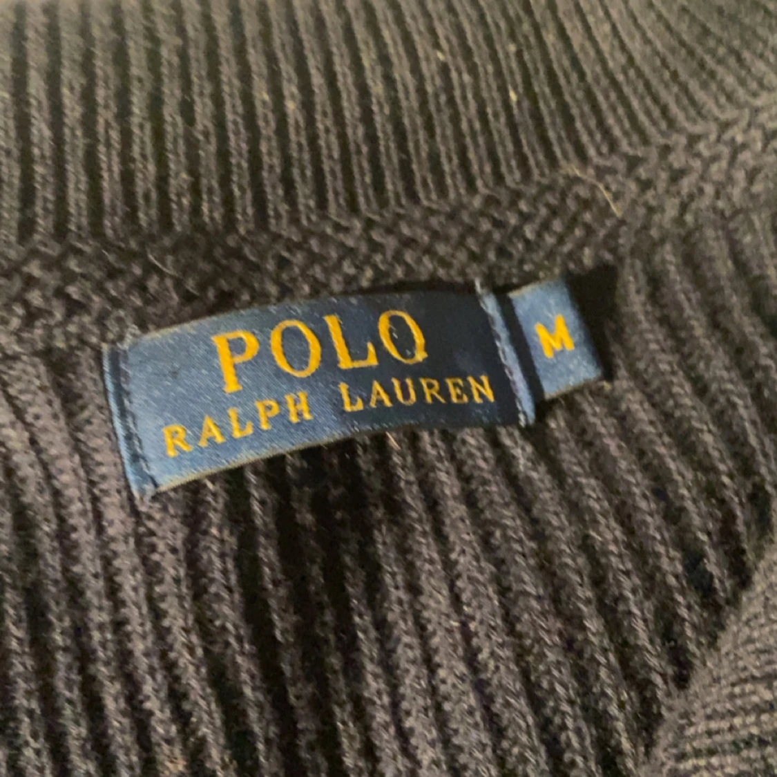 Mörkblå stickad kofta från Polo Ralph Lauren - 1