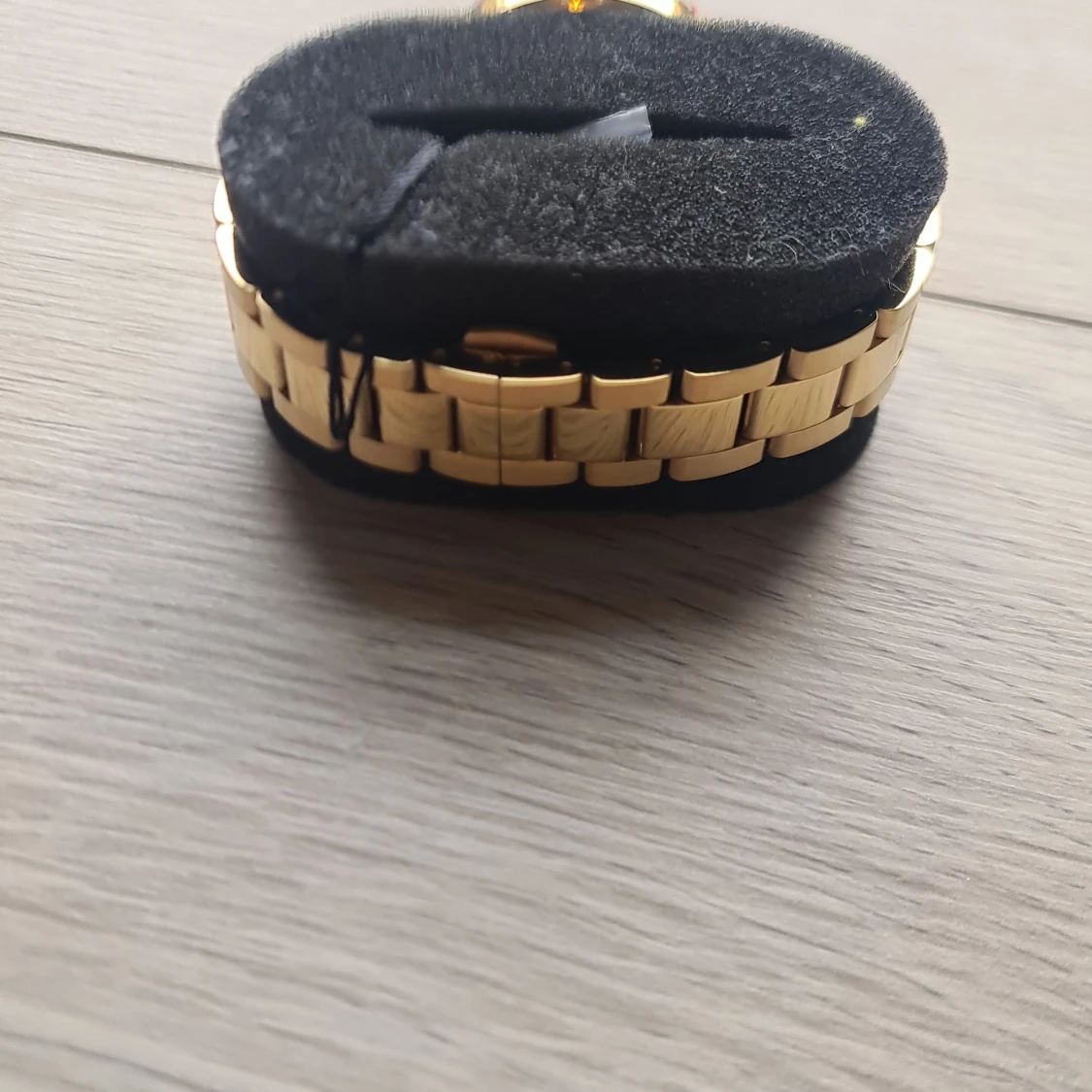 Guldig Daniel Wellington klocka grön urtavla - 2