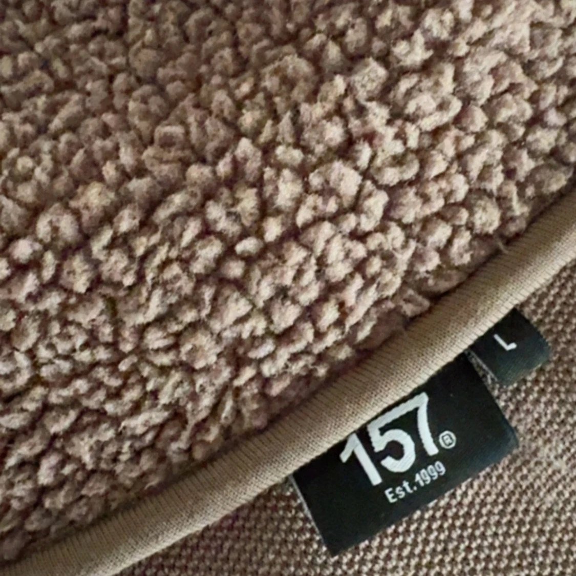 Brun teddyjacka från Lager 157, storlek L ”SALLY” - 2