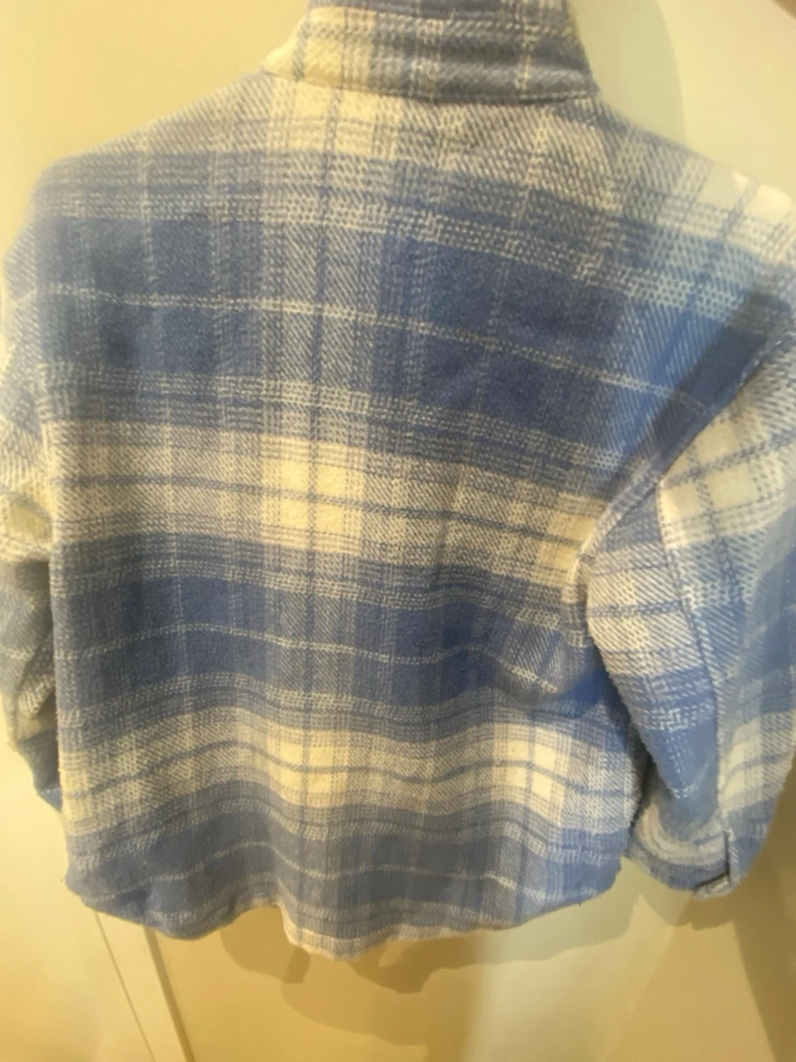 Blåvit rutig overshirt från Lindex - 1