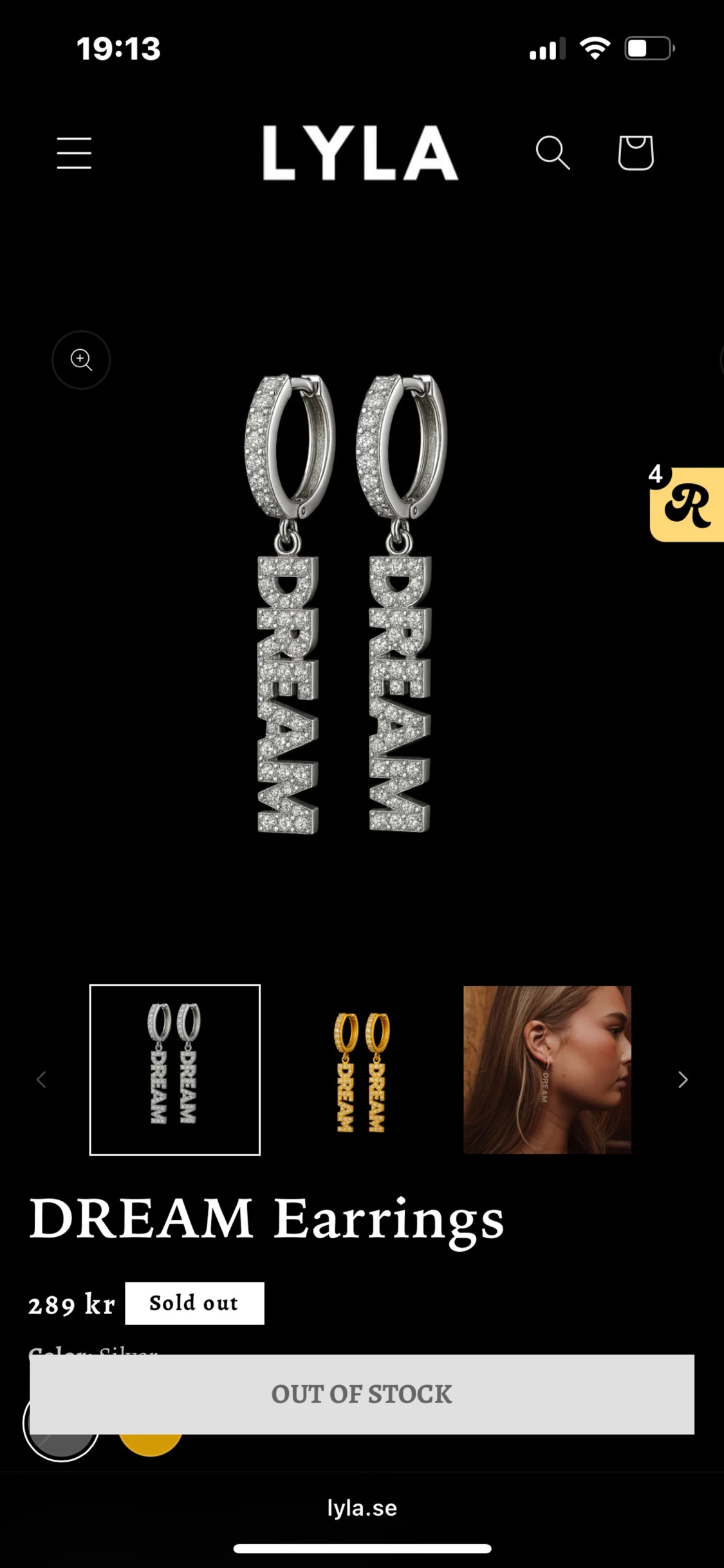 Dream örhängen i silver från LYLA - 3