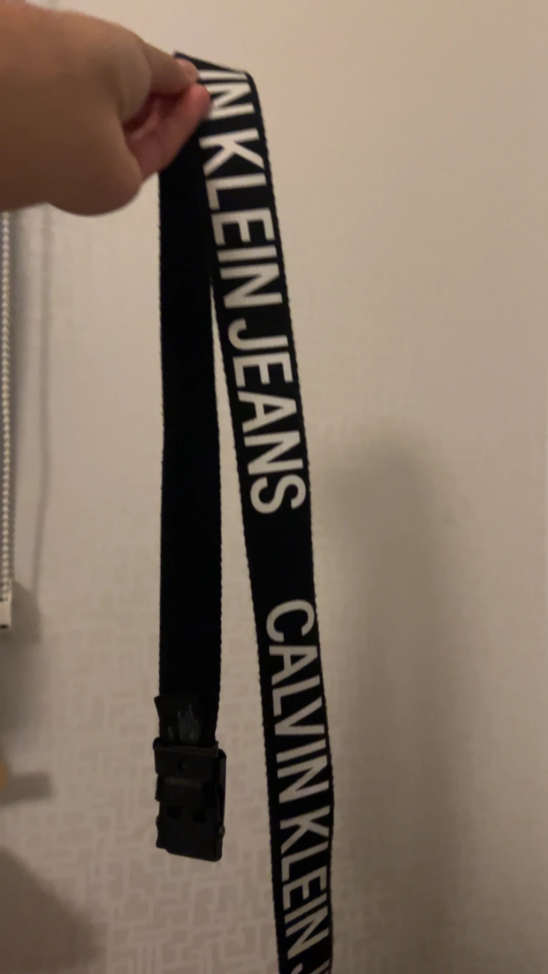 Calvin Klein svart bälte