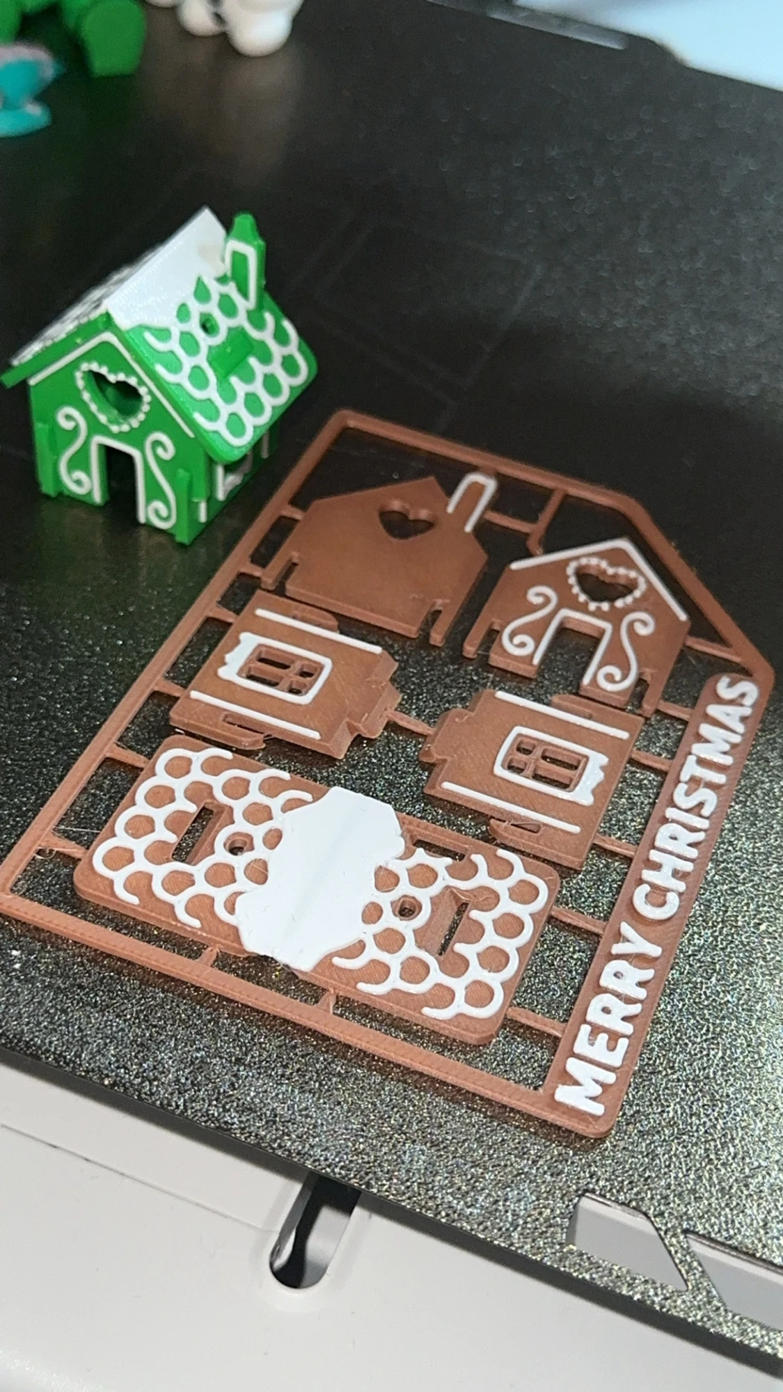 3D-Printad Pepparkakshus Pyssel - 1