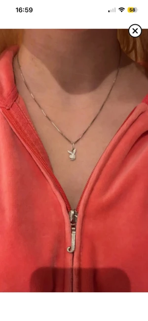 Playboy halsband - Playboy halsband i äkta silver